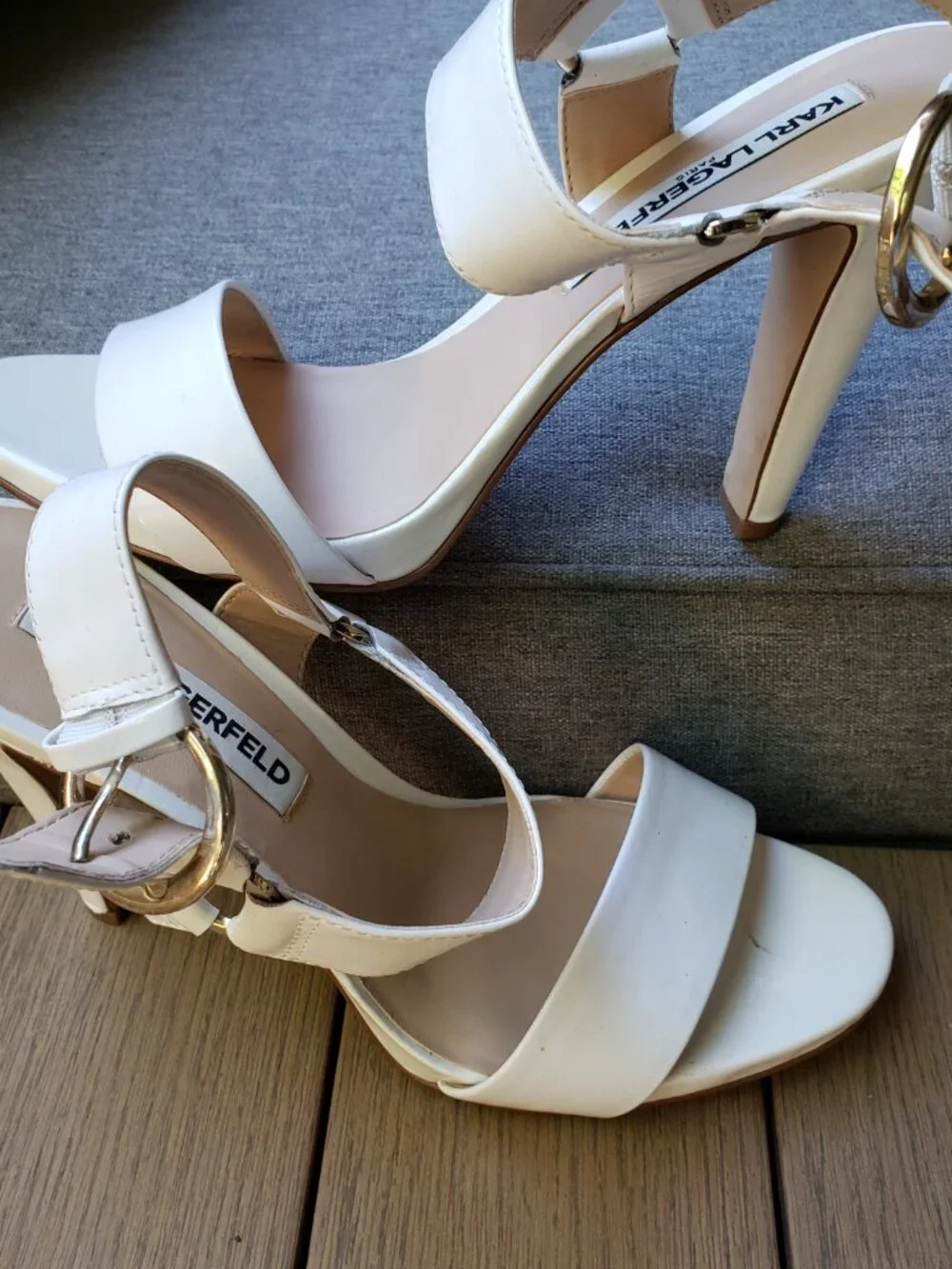 EUC Karl Lagerfeld Paris Cieone Premium Elegant Heeled Sandal (7.5)